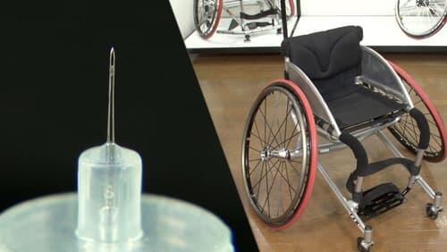 Low-Pain Needles / Sports Wheelchairs