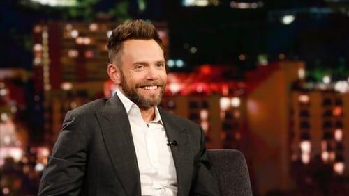 Joel McHale, Betty Gilpin, Santana