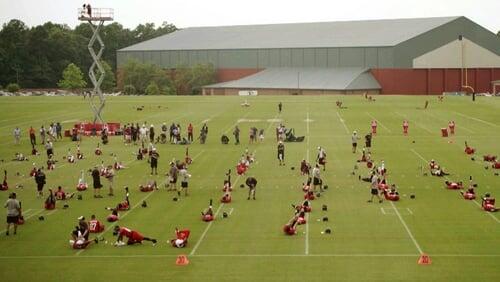 Training Camp with the Atlanta Falcons #5