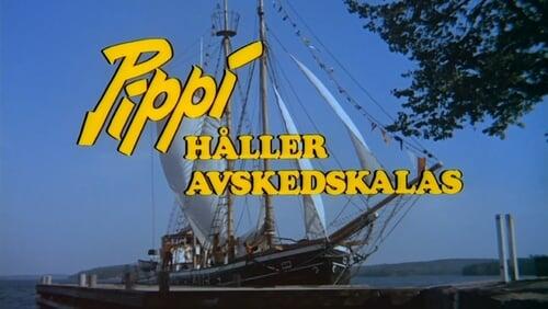 Pippi håller avskedskalas