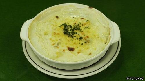 Mushroom Garlic and Oyster Au Gratin of Komaba-Todaimae, Meguro Ward