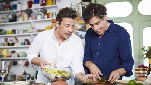 Stephen Mangan & Fresh Pasta Ravioli