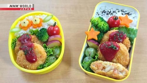 Butter-Soy Sauce Shrimp Bento & Ebi Katsu Bento