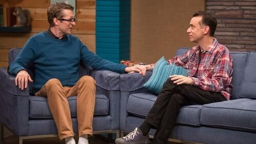 Fred Armisen Wears Black Jeans and Glasses