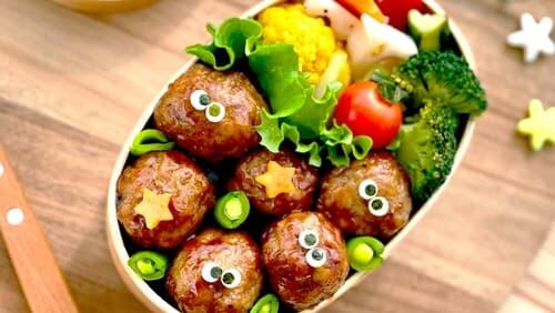 Crispy Tofu Bento & Sweet and Sour Meatball Bento