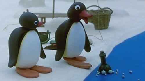 Pingu and the Message in a Bottle