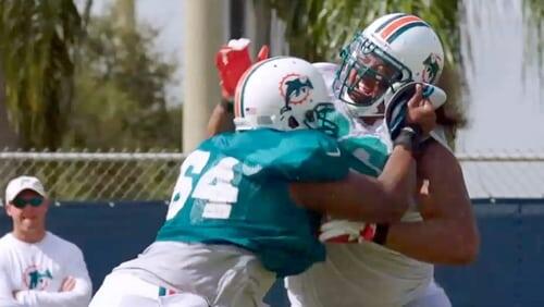 Training Camp with the Miami Dolphins #1