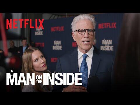 Kristen Bell reunites with Ted Danson at the A Man on the Inside premiere