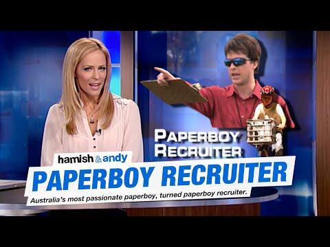 Paperboy Recruiter | Hamish & Andy