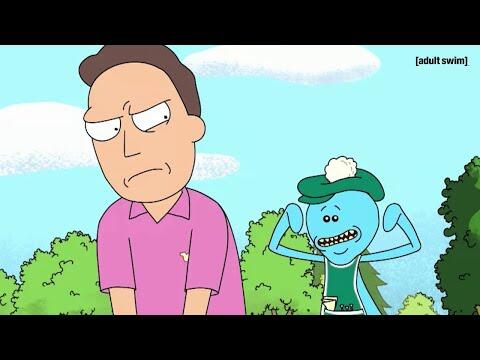 Mr. Meeseeks Helps Jerry with His Golf Swing