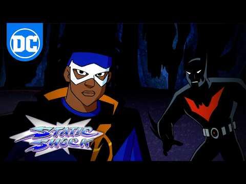 DC Super Scenes: Static Meets Terry McGinnis and Bruce Wayne