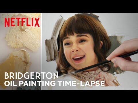 Eloise Bridgerton Oil Painting by Daria Callie | Netflix