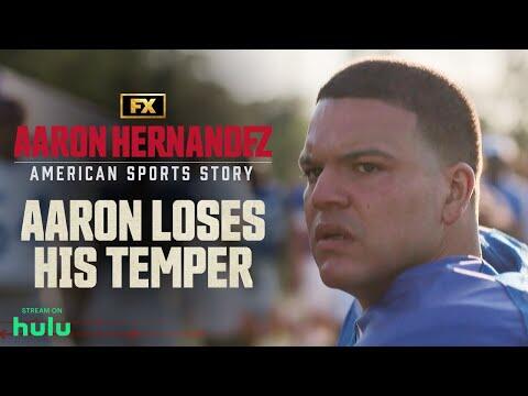 Aaron Loses His Temper on the Field Scene - Aaron Hernandez