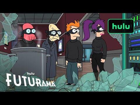 Fry, Leela, The Professor and Zoidberg Break Into a Museum!