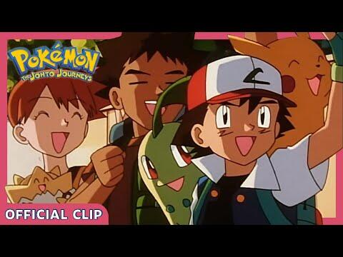 Chikorita & Pikachu - Pokémon: The Johto Journeys Official Clip