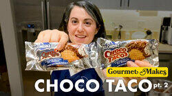 Pastry Chef Attempts to Make Gourmet Choco Tacos Part 2