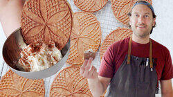 Brad Makes Sourdough Pizzelle Cookies