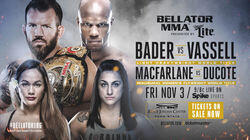 Bellator 186: Bader vs. Vassell