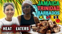 EPIC Caribbean Food Tour! SPICY Jerk Chicken, Oxtail, & CRAZY Scorpion Pepper Sauce!