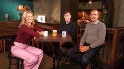 Gabby Logan meets Ben Mee and James Tarkowski