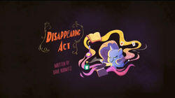 Disappearing Act