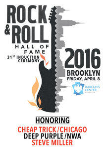 Rock and Roll Hall of Fame Induction Ceremony - Season 31 / Year 2016