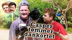 Casper tømmer dankortet