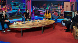 Jonathan Ross, Kiri Pritchard-McLean, and Shazia Mirza