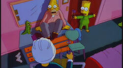 Raging Abe Simpson and His Grumbling Grandson in 'The Curse of the Flying Hellfish'