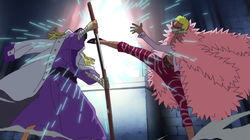 The Admiral's Decision! Fujitora vs. Doflamingo!