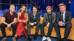 Ed Sheeran, Gordon Ramsay, Rita Ora, Russell Howard