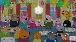 Grandpa Pig's birthday