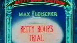 Betty Boop's Trial