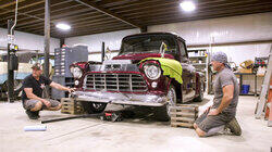 Big Wheels, Big Engine - '55 Big Window Truck