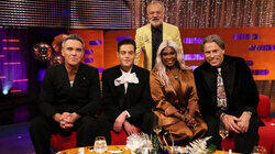 New Year's Eve Show - Robbie Williams, Rami Malek, Motsi Mabuse, John Bishop