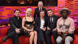 Johnny Depp, Jennifer Lawrence, James McAvoy, Jack Whitehall, will.i.am