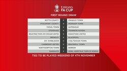 First Round Draw