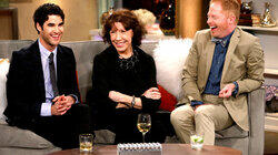 Jesse Tyler Ferguson, Lily Tomlin, and Darren Criss