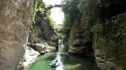 Yamanashi: Escaping the Heat by the Katsura River