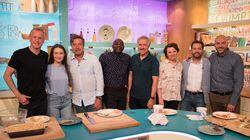 John Torode, Griff Rhys Jones, Paterson Joseph, Jason Priestley, Sigrid