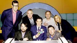 Bob Mortimer, Patsy Kensit, Greg Davies, Richard Osman