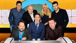 Rhod Gilbert, Vernon Kay, Dara Ó Briain, Denise Van Outen