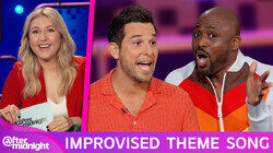 Skylar Astin, Wayne Brady, Mary Holland