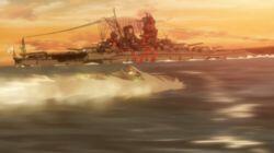 Pinched by the Musashi!