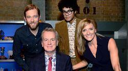 ​Richard Ayoade, Alun Cochrane, Gabby Logan