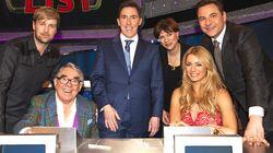 David Walliams, Tess Daly, Kian Egan, Kate Silverton, Ronnie Corbett