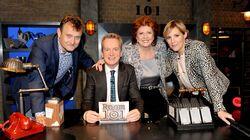 Cilla Black, Hugh Dennis, Mel Giedroyc