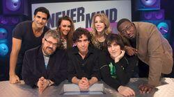 Stephen Mangan, Kayvan Novak, Michelle Heaton, Katherine Ryan, Sway