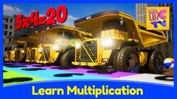 Learn Multiplication with Dump Trucks