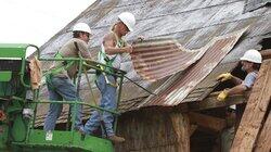 Taking Down a Huge, New England Style Barn